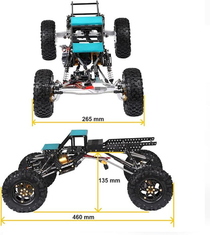 RhinoRC YUE LCG Sporty Crawler Car with T70 Servo 40A S12 Outrunner Motor Combo for Competition Crawler RTR 1/10 Off-Road Car