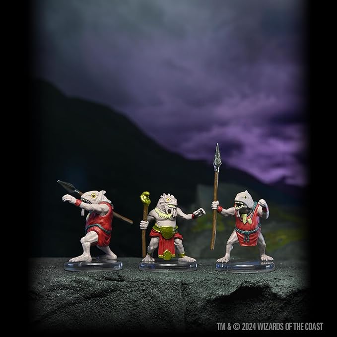 WizKids D&ampD Icons of the Realms: Kuo-TOA Warband