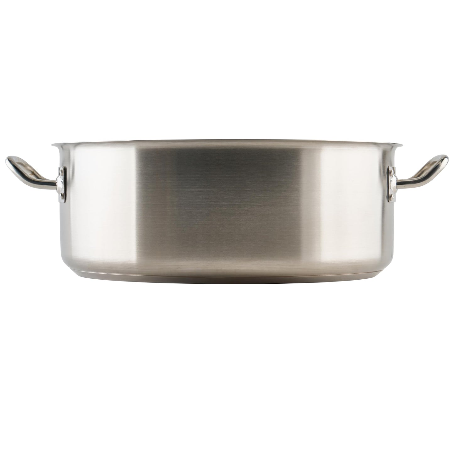 Winco Commercial-Grade Stainless Steel Brazier with Lid, 20 Quart