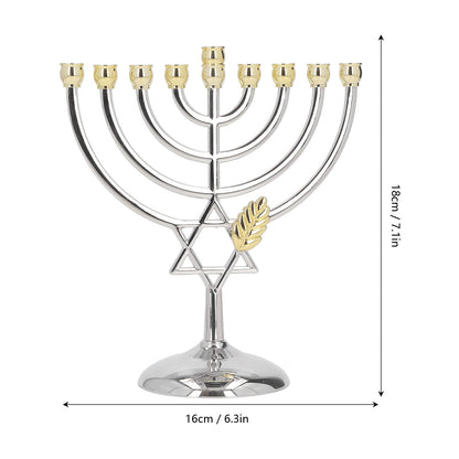 Multi-Arm Candle Holder, Table Holder, Home Decoration Stand, 9 Arm Candle Holder, Prevention, Simple Metal Candle Holder for Home Decor