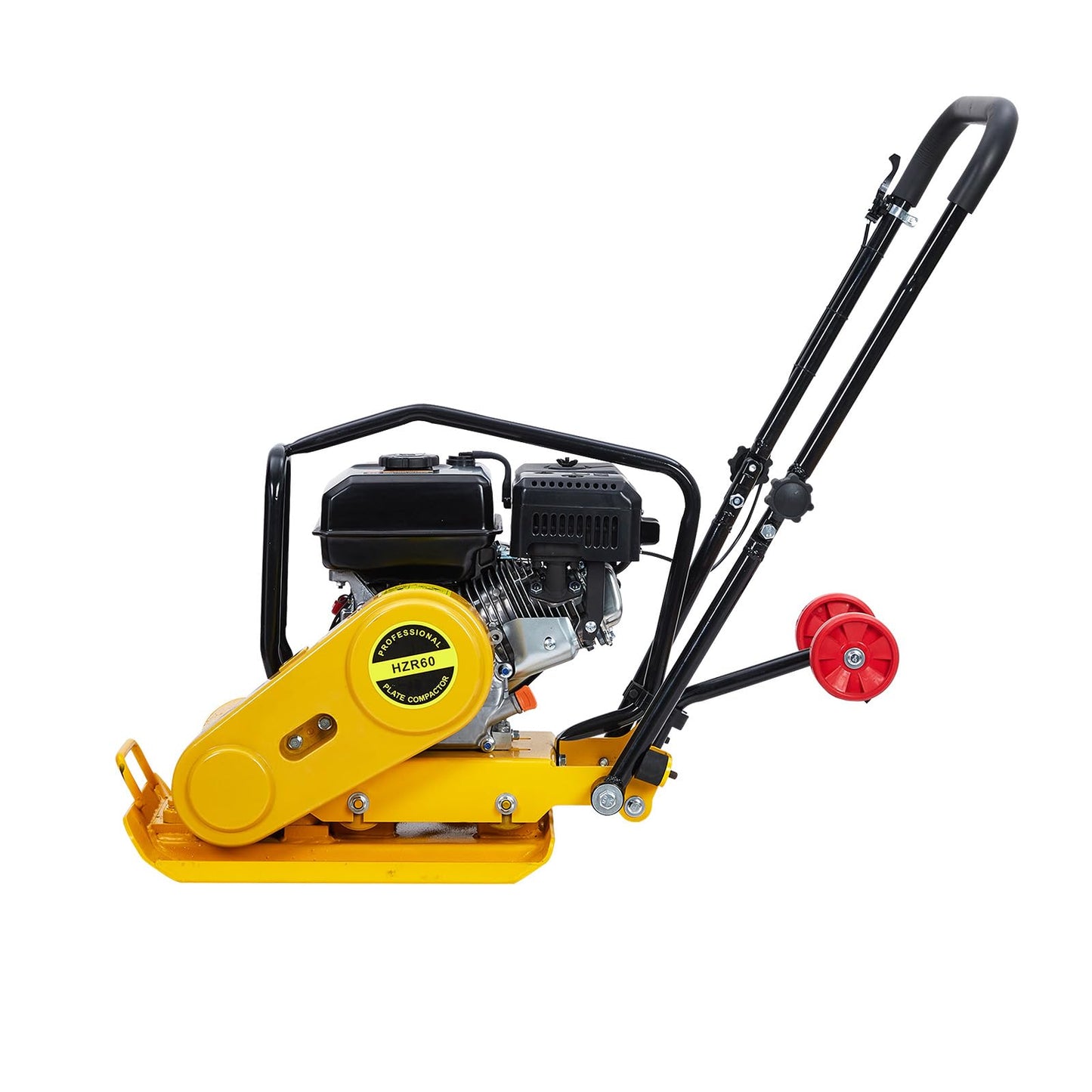 GarveeTech 7HP Plate Compactor, 212CC Gas Engine Jump Jack Compactor, 4200 Lb Compacting Force, 5600 VPM Pavement 22.1x15.9 Inch Plate Compactor for Sidewalks, Asphalt, Pavers, Landscaping