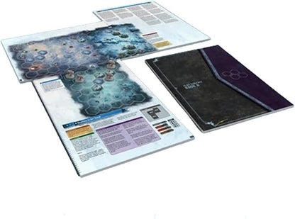 Cephalofair Games Frosthaven Play Surface Books – 4-Book Set – Official Board Game Accessory with Scenario Text &amp Rules