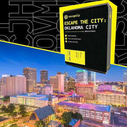 Oklahoma City Outdoor Escape Room | Real City Scavenger Hunt | Gifts for Adults &amp Families | 1-6 Players 2-3 Hours 1 Mile Walking Distance