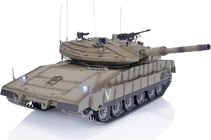 TOUCAN RC HOBBY Heng Long Remote Control Tank 1/16 IDF Merkava MK IV Professional Edition Tanks BB Airsoft That Shooting BB Bullets