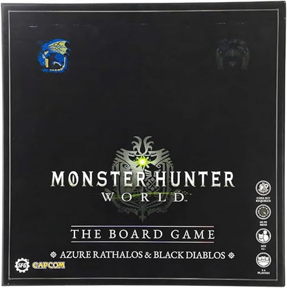 Steamforged Games Monster Hunter World The Board Game: Azure Rathalos &amp Black Diablos Miniatures Set