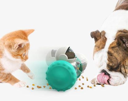 HNNOAIDA Interactive Dog Toy Dispensing Food (Blue)