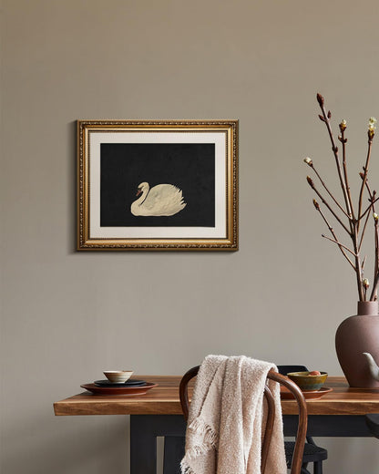 VIYYIEA Gold Framed Canvas Wall Art - Elegant Home Decor in Black, 13x16 Inches