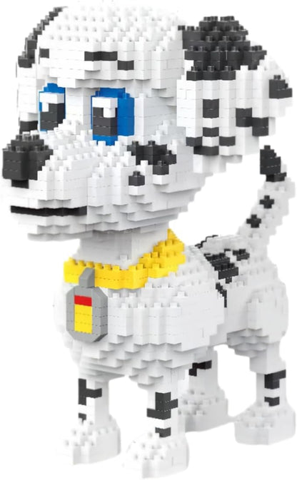 Dalmatian Pet Model Micro Mini Building Block Toy - Ideal Festival Gift Decorative Item - Adorable and Humorous Design for Home Decor