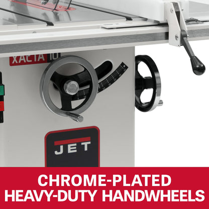 JET 10-Inch Deluxe XACTA Table Saw, 50-Inch Rip, 5 HP, 230V 1Ph (JTAS-10XL50-5/1DX)