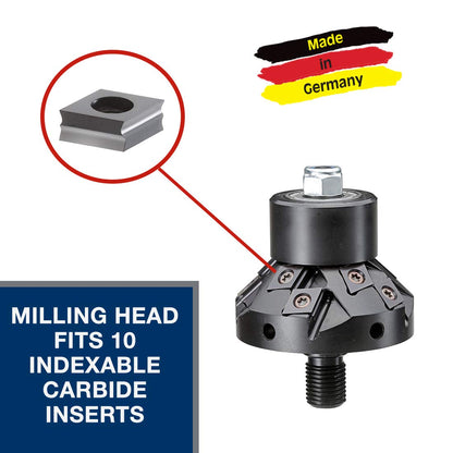 CS Unitec SHM 900 Heavy-Duty Carbide Inserts for Use with EKF 630/ EKF 645 Hand-held Chamfer/Beveling Machines - Made in Germany