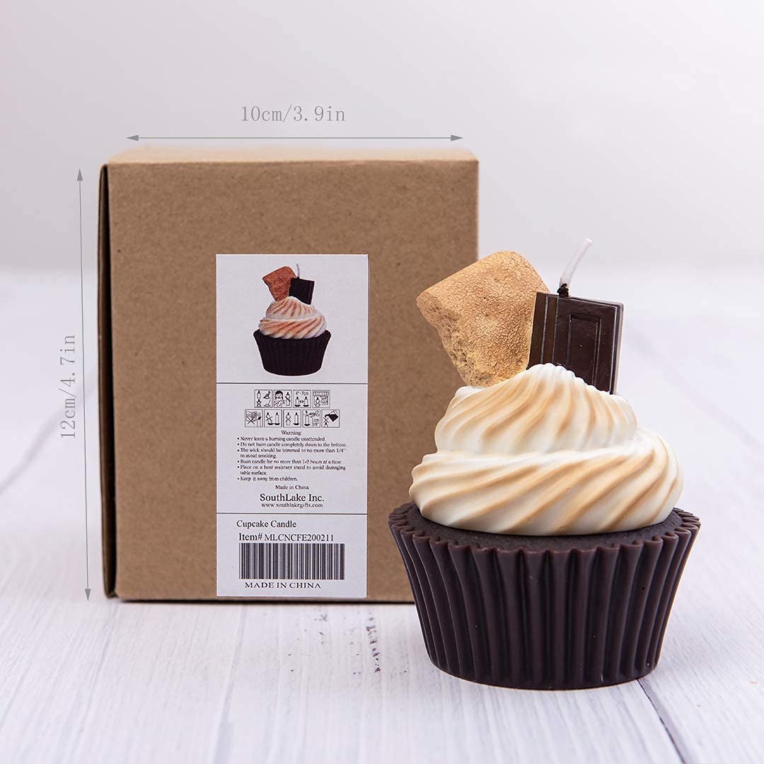 Toasted Marshmallow French Vanilla Vegetable Wax Candle for Birthday Party Baby Shower and Wedding Favor