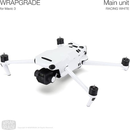 WRAPGRADE Skin Compatible with DJI Mavic 3 Pro (Racing White)