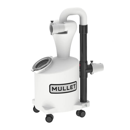 Mullet High-Speed Cyclone Dust Collector for Shop Vacuum - Sawdust Separator, Dust Collectors for Woodworking, Garage, Hobbyist Debris Extraction