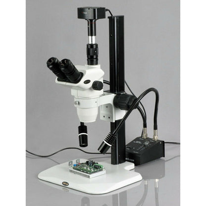 AmScope LED-6W-UV365 Powerful 6 Watt LED Dual Goose-Neck UV-365 Light Illuminator