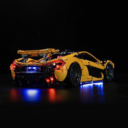 Upgraded Led Light Kit for Lego McLaren P1 Building Set Compatible with Lego 42172 Gift Idea for Adult Builders and Fans(Model Not Included)