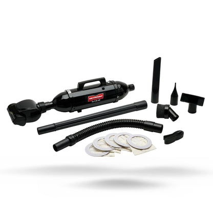 METROVAC VM12500T Vac N' Blo 500W Hand Vacuum & Blower, 120V, Powerful, Lightweight, All-Steel Construction, Dry Pickup, 60" Water Lift, Black Finish