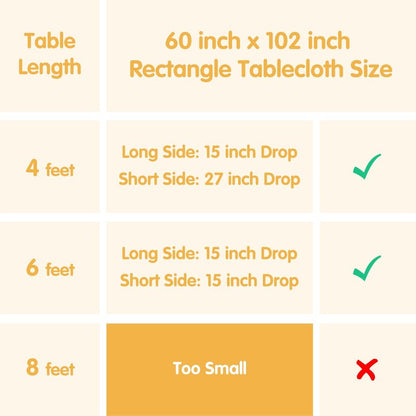 BRILLMAX 6 Pack Red Tablecloths 60 x 102 Inch for 6ft Rectangle Tables - 150 GSM Polyester Fabric, 15" Standard Drop, Water, Stain & Wrinkle Resistant Cloth Cover for Wedding Banquet Dining Buffet