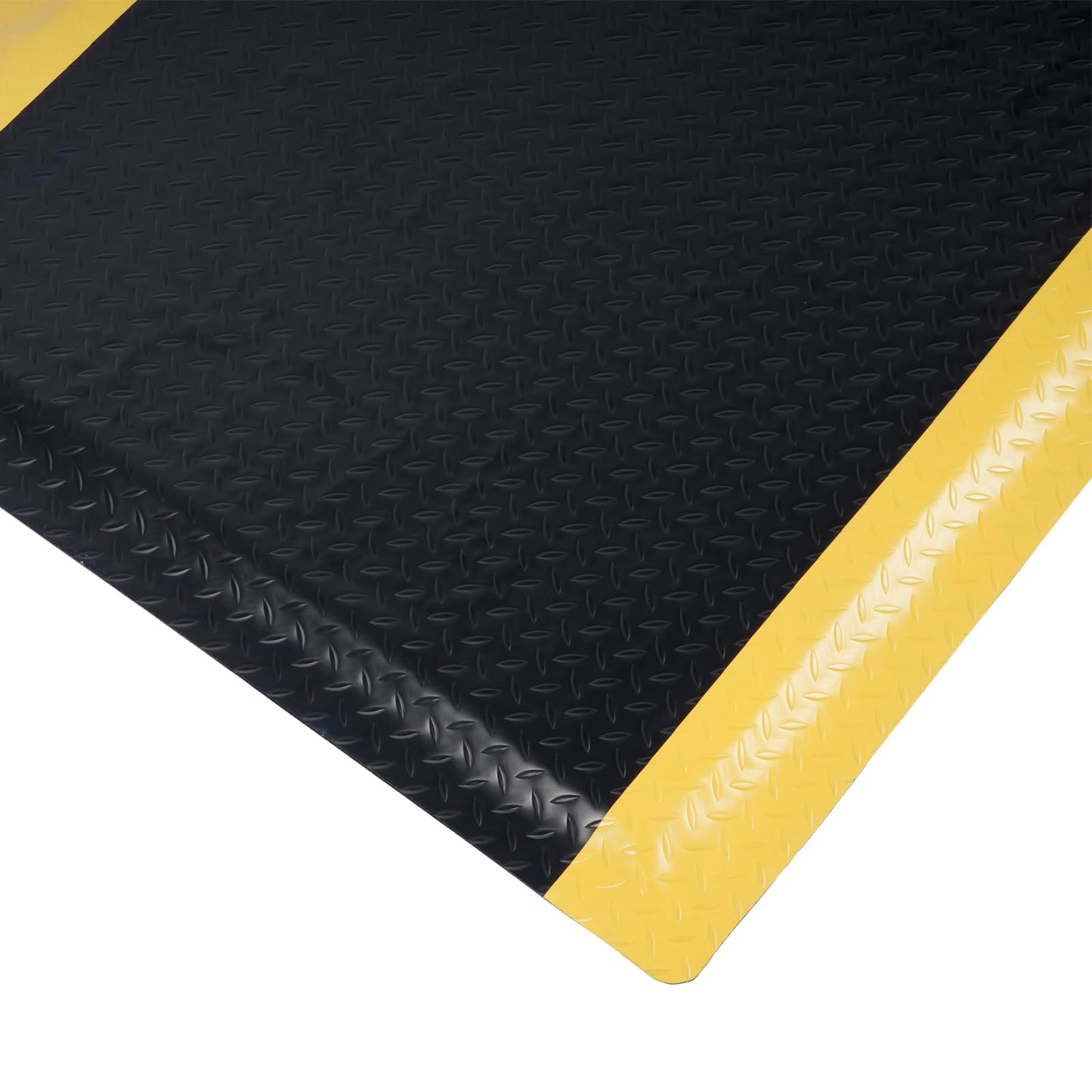 Nisorpa Anti Fatigue Mats Industrial 3' x 5' Ergonomic Standing Mat 15/16" Extra Thick Shop Floor Mat Kitchen Mats Heavy Duty Commercial Diamond Plate Support for Leg & Back Pain