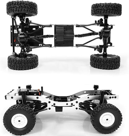 WPL C24-1 RC Rock Crawler 4x4 RC Truck Off Road 1/16 RC Crawler Remote Control Truck Pickup RTR All Terrain 2.4 GHz with Proportional Throttle Steering Independent Suspension for Adults