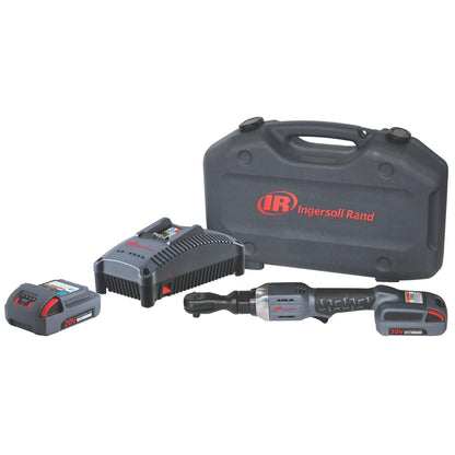 Ingersoll Rand R3130-K22 3/8" 20V Cordless Ratchet Wrench 2 Battery Kit, 54 ft-lb Torque, 225 RPM