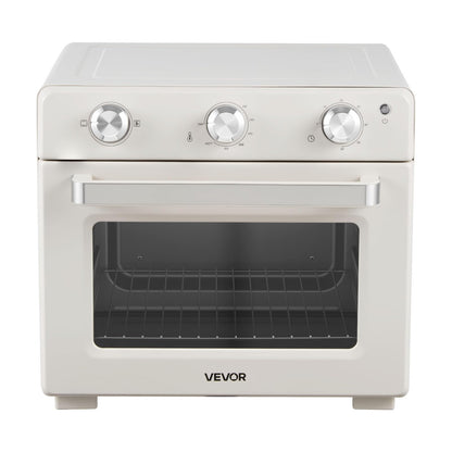 VEVOR Sublimation Oven Machine, 26 Qt, Fits 40oz Tumblers, with 50 Shrink Films, 1 Tape and 2 Heat Gloves, 360° Turbo Convection for Sublimation Blank Tumblers, Mugs, Bowls, Off-White