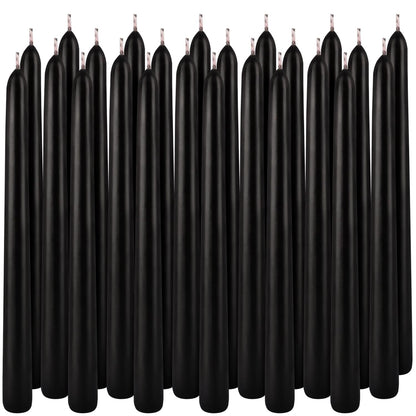 24 Pcs 10 Inch Vampire Blood Taper Candles Vampire Blood Candle, Ritual Spell Unscented Candle Halloween Spooky Decor for Haunted House, Gothic Theme Party.