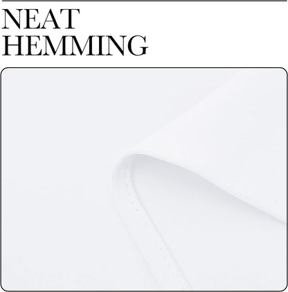 NICETOWN Curtains - Grommet Top Draperies for Small Windows | 50% Light Blocking, White (2 Panels, 34" x 45")