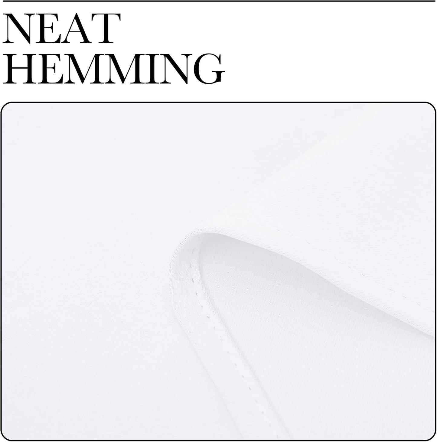 NICETOWN White Room Darkening Curtains - Energy Saving Grommet Top Drapes for Bedroom | Set of 2 Panels, 55x78 Inch