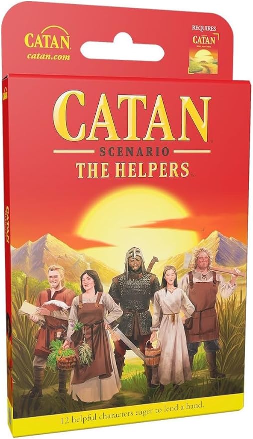 CATAN The Helpers SCENARIO EXPANSION | Strategy Board Game | Adventure Game | Family Game for Adults and Kids | Ages 12+ | 3-6 Players | Average Playtime 45-90 Minutes | Made by CATAN Studio