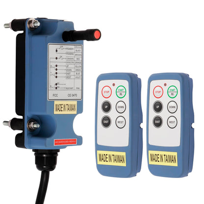 SAGA-L6 Mini Wireless Crane Remote Control 2 Transmitters 12-24V Receiver