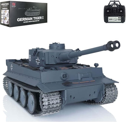 TOUCAN RC HOBBY US in Stock Henglong 1/16 Scale 7.0 Upgraded Metal Version German Tiger I RTR RC Tank 3818