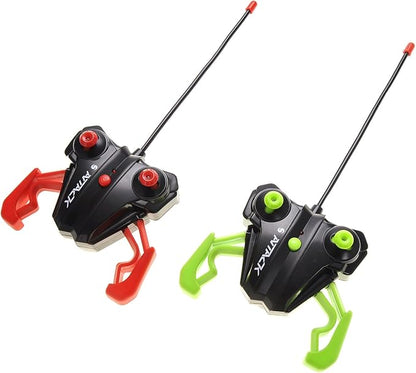 PowerTRC Remote Control Bumper Cars for Kids RC Stunt Battle Race Cars for Boys 2 Sets Players with Ejecting Drivers Crash Sound Effects Christmas Birthday Gift