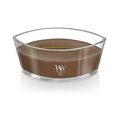 WoodWick Humidor Gifts for Women and Men, 16 oz Ellipse Candle with Crackling Wick