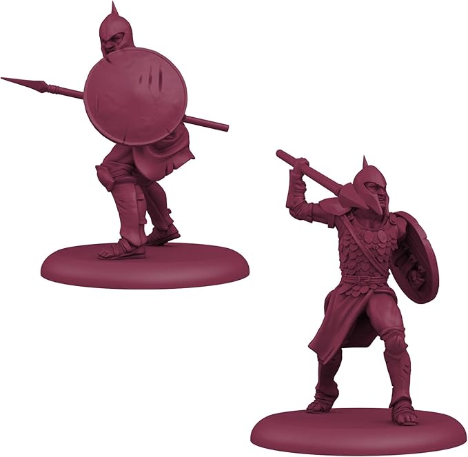 CMON A Song of Ice and Fire Tabletop Miniatures Unsullied Pikemen Unit Box - Elite Soldiers of Discipline and Strength Strategy Game for Adults Ages 14+ 2+ Players 45-60 Minute Playtime Made