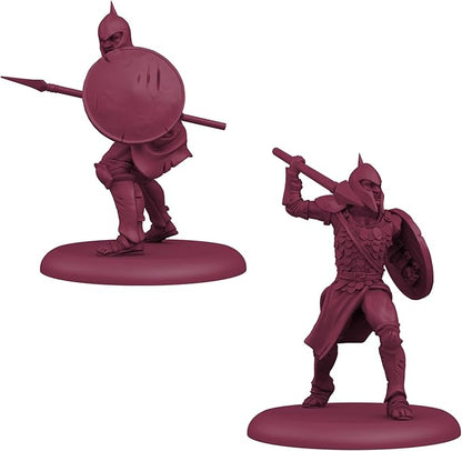 CMON A Song of Ice and Fire Tabletop Miniatures Unsullied Pikemen Unit Box - Elite Soldiers of Discipline and Strength Strategy Game for Adults Ages 14+ 2+ Players 45-60 Minute Playtime Made