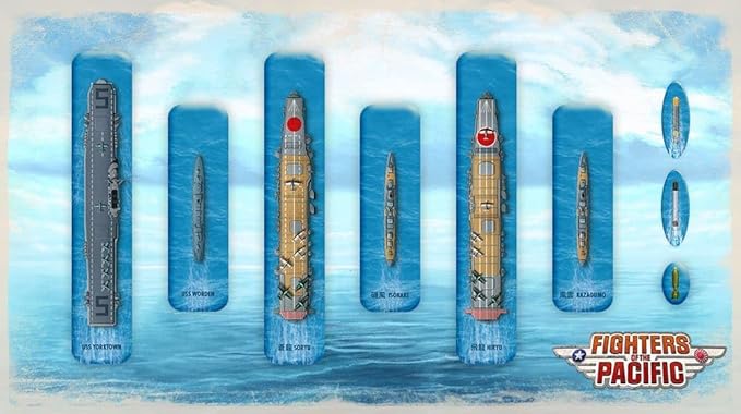 Don't Panic Games | Fighters of The Pacific - Théâtre Expansion (Extension) | Board Game | Ages 14+ | 2 Players | 120 Minutes