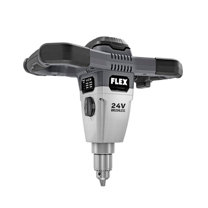 FLEX 24V Brushless Cordless Mud Mixer Tool Only, Battery and Charger Not Included - FX6151-Z, Grey/Black