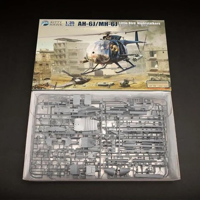 Kitty Hawk Model Assembled Aircraft Model Kit KH50003 American AH-6 J/MH-6J Little Bird Helicopter 1/35