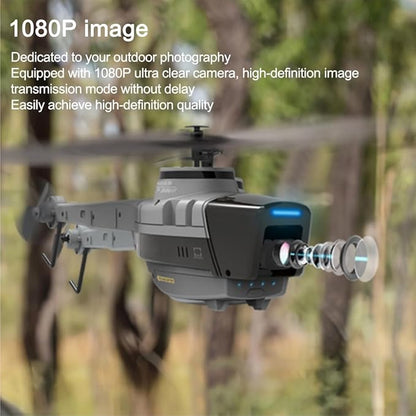 C128 RC Helicopter 2.4G 4CH Remote Control Helicopter with Camera for Adults Single-Rotor Aileronless RC Military Aircraft Helicopter Model RC Flying Machines Indoor Outdoor-RTF