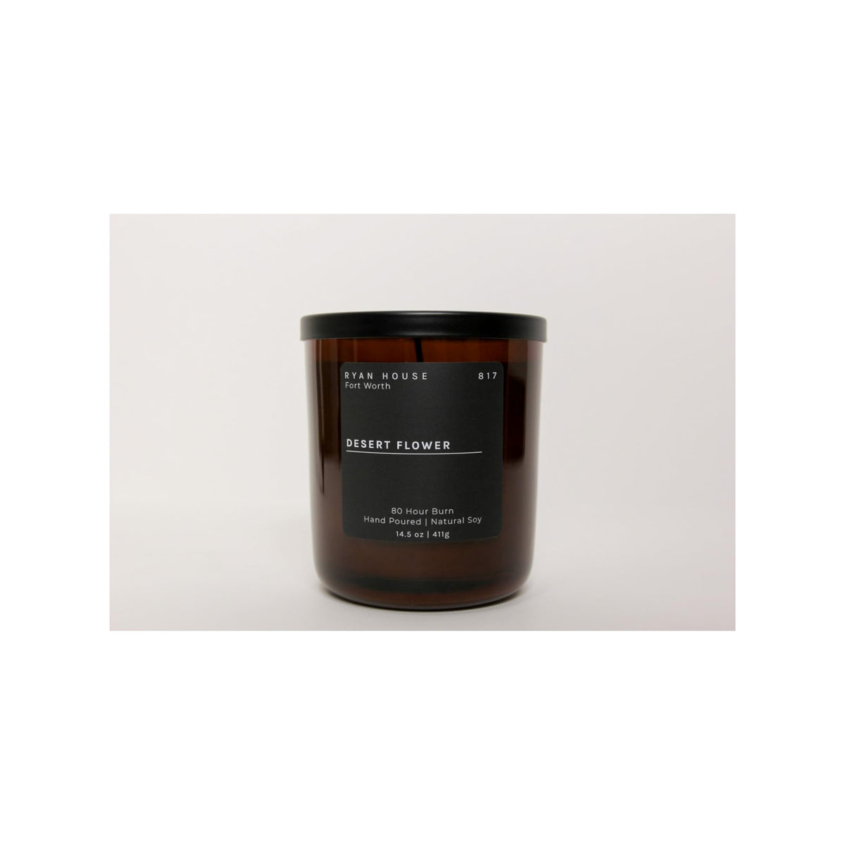Ryan House Candles Thoughtfully Designed Ethically Elevated Luxurious 14.5 Ounce Hand Poured Natural Soy Scented Votive Jar Candle for Home or Office, Desert Flower