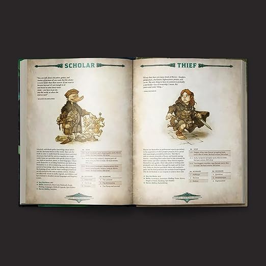 Free League Publishing Dragonbane Rulebook D20 Roleplaying Game Hardcover RPG Book Fantasy Adventure Adults Teens Ages 14+