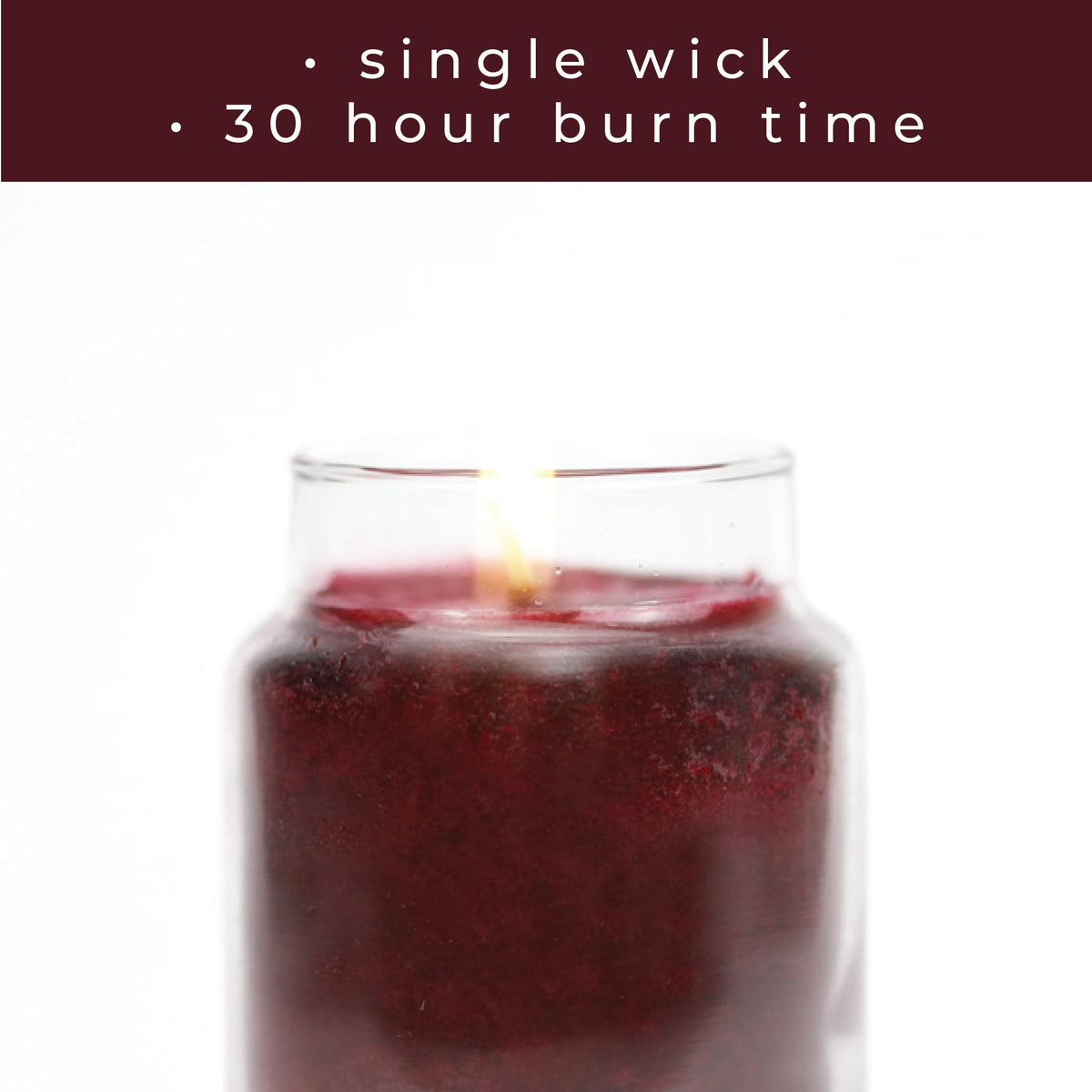 A Cheerful Giver - Holiday Homecoming Baby Scented Glass Jar Candle (6oz) with Lid & True to Life Fragrance Made in USA