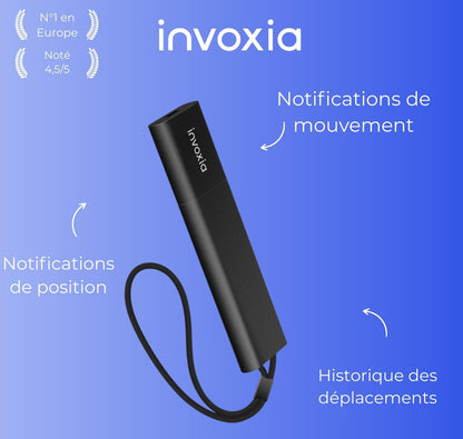 Invoxia GPS PRO Tracker - Real-time Location - for Cars, Motorcycles, Bicycles, Children - Motion and Tilt Alerts - 4G LTE-M Network - Up to 3 Months Battery Life