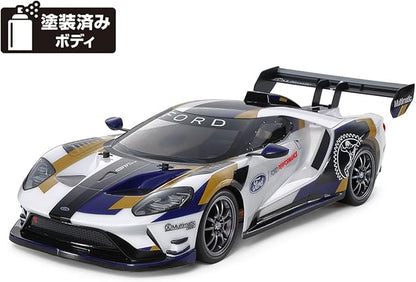TAMIYA 58689 1:10 Ford GT Mk.II 2020 (TT-02) Remote Controlled Car RC Vehicle Making Assembly Kit Model Unisex AdultMulticoloured