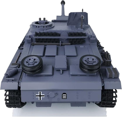TOUCAN RC HOBBY 2.4G Henglong 1/16 Scale 7.0 Plastic German Stug III RTR RC Tank Model 3868