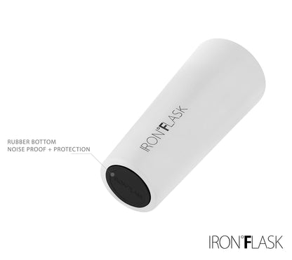 IRON °FLASK Classic Tumbler - Vacuum Insulated Stainless Steel Water Bottle, Double Walled, Drinking Cup, Insulated Travel Mug (Cotton Candy, 24 oz Solid Lid)