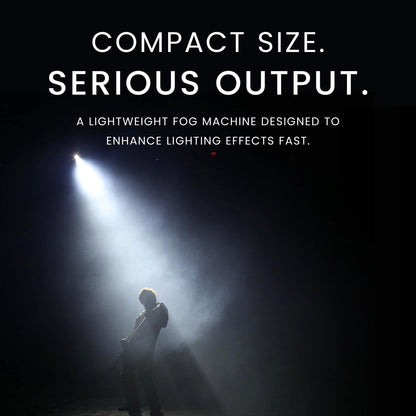 CHAUVET DJ – Hurricane 1200 Fog Machine Compact Lightweight Smoke Machine | Timer Remote | Fast 2-Minute Heat-Up | Manual Fog Button, 18,000 CFM High-Output, Water-Based Smoke | For DJs, Parties