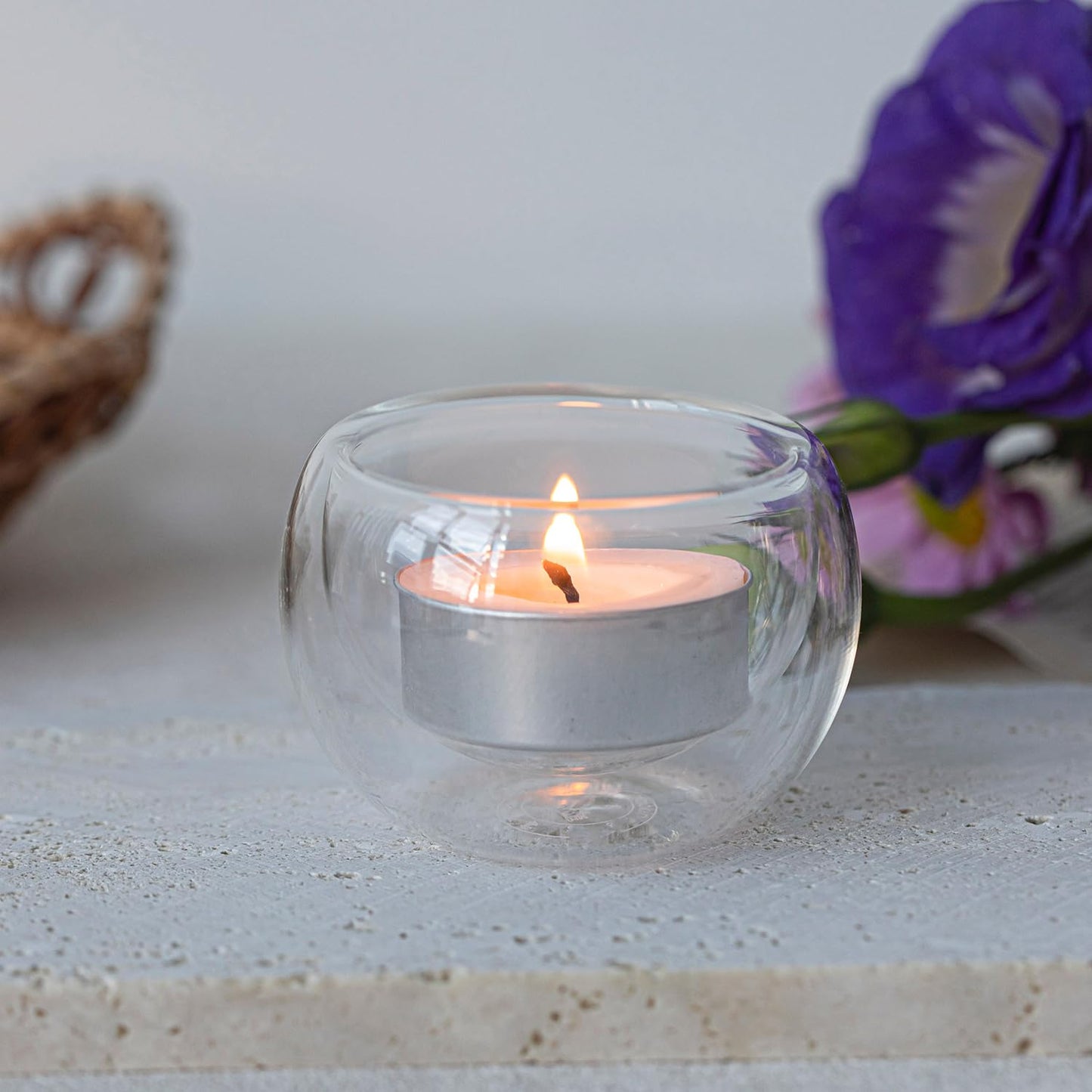 100-Pack Unscented Tea Lights Candle in Bulk, Smokeless, Dripless & Long Lasting Small Votive Mini Tealight Candles for Home, Pool, Shabbat, Weddings & Emergencies 4 Hour Burn Time