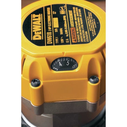 DEWALT Router, Fixed Base, 12-Amp, 24,000 RPM Variable Speed Trigger, 2-1/4HP, Corded (DW618)