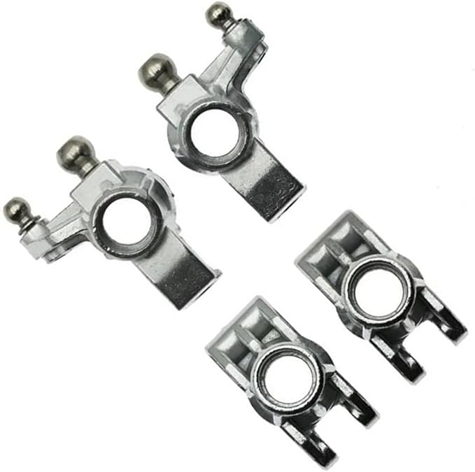 for SCY 16101 16102 16103 16201 16101 Pro 16102 Pro 16103Pro 16201Pro Metal Front Steering Cup Rear Hub Carrier 1/16 RC Car Upgrade Parts RC Accessories(Set)